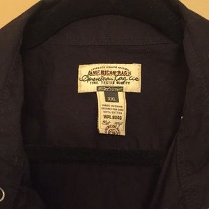 Black long sleeved dress shirt